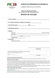 Eleição Presidente da República 