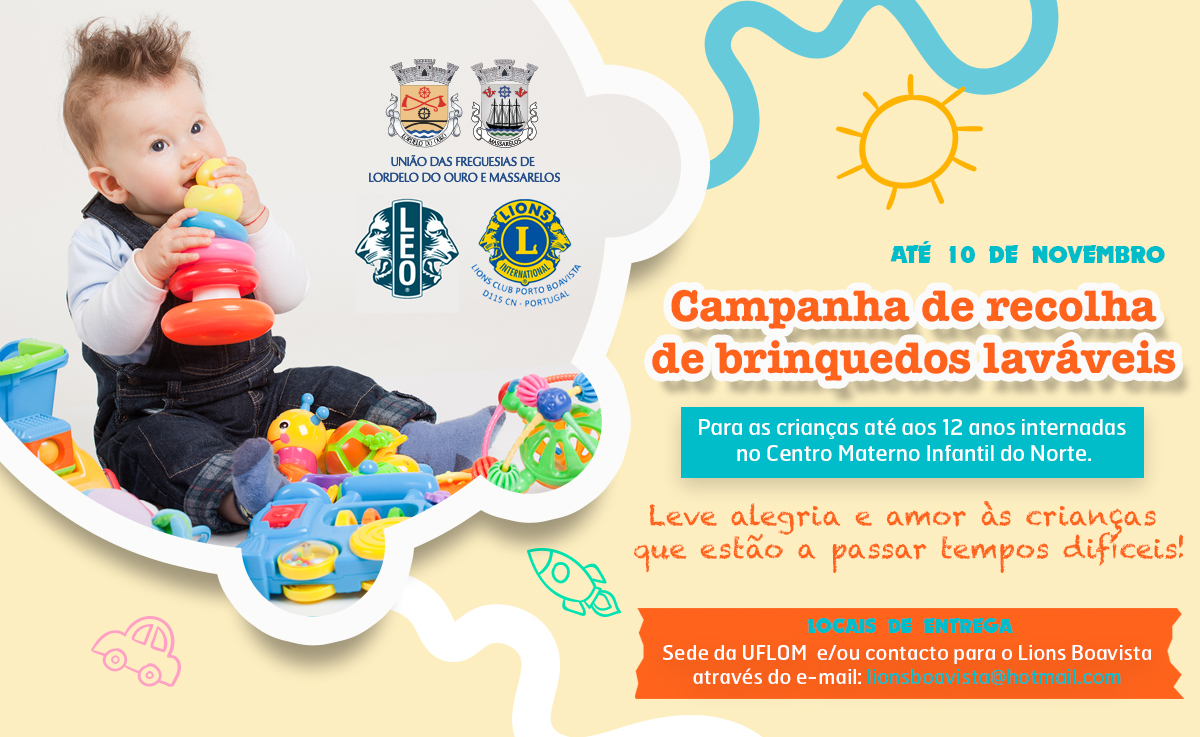 Campanha de Recolha de Brinquedos Laváveis