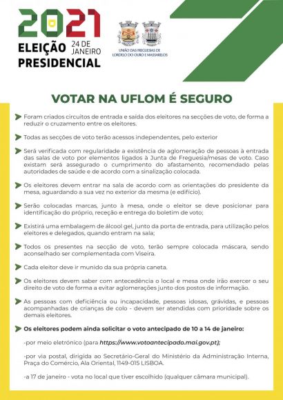 Votar na UFLOM é seguro