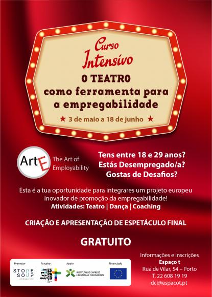 O Teatro como ferramenta para a empregabilidade - Curso Intensivo