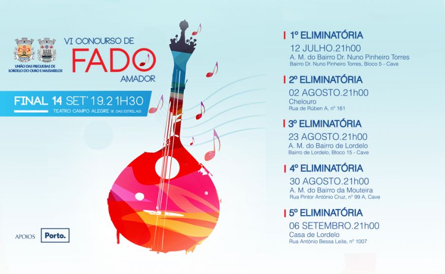 Participantes das Eliminatórias do VI Concurso de Fado Amador UFLOM