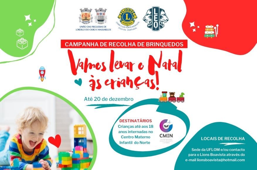 Vamos levar o Natal às Crianças! - Campanha de Recolha de Brinquedos