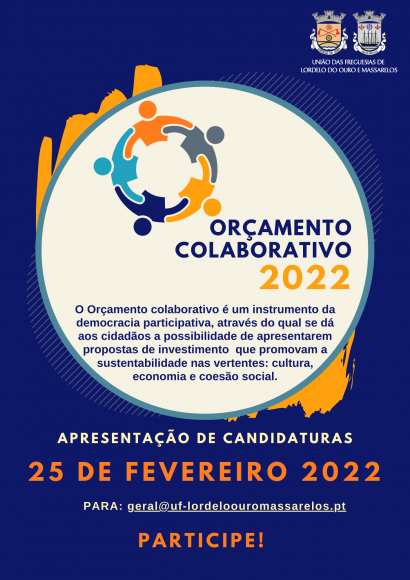 Orçamento Colaborativo 2022 - Apresentação de Projetos
