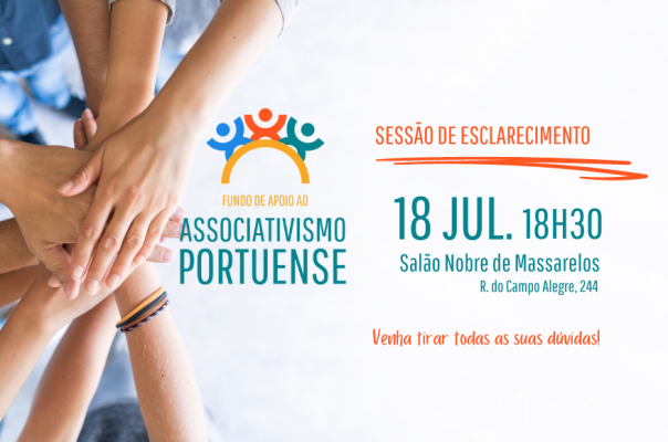 Fundo de Apoio ao Associativismo Portuense - Sessão de Esclarecimento
