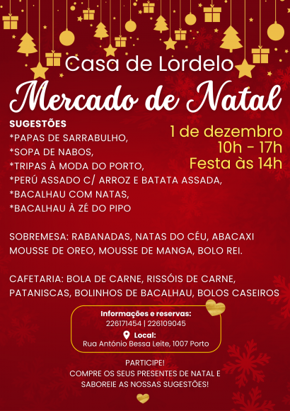 Mercado de Natal  - Casa de Lordelo