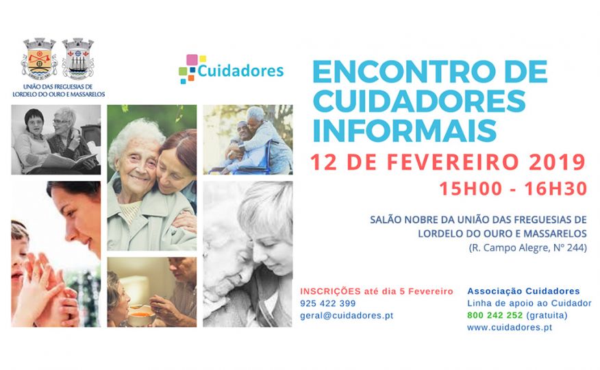 Encontro de Cuidadores Informais - Inscrições abertas até dia 05 de fevereiro