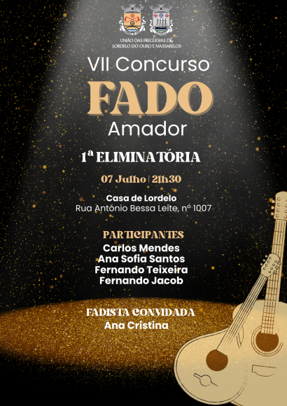 VII Concurso de Fado Amador - 1ª Elimitatória