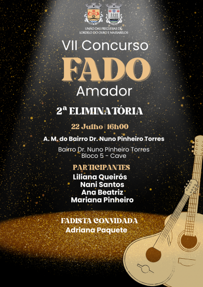 VII Concurso de Fado Amador - 2ª Elimitatória