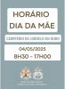 Horário do cemitério - Dia da mãe 