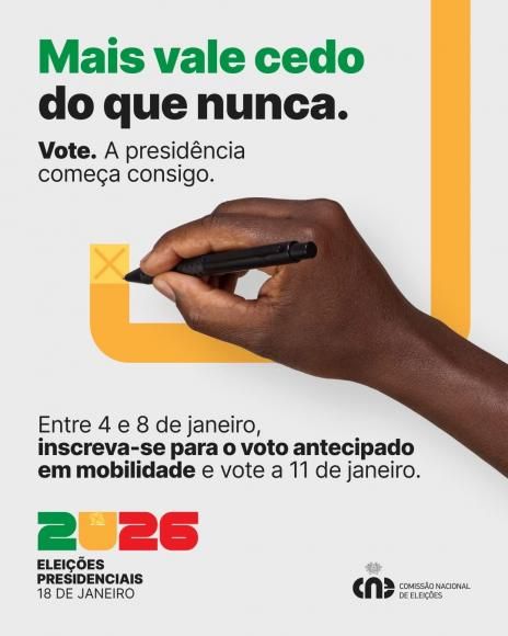Voto antecipado em mobilidade-Presid&ecirc;ncia da Rep&uacute;blica 2026