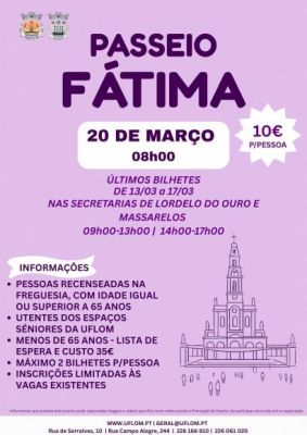 Passeio a F&aacute;tima 