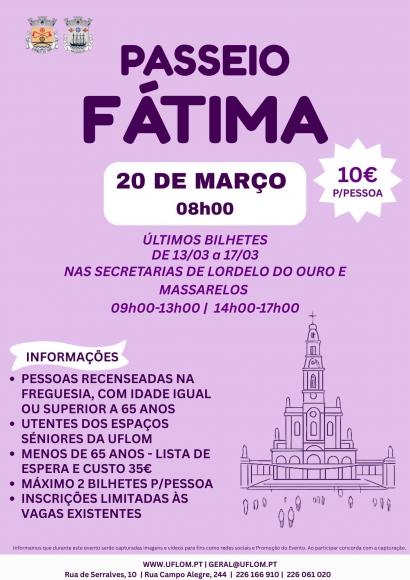 Passeio a F&aacute;tima 