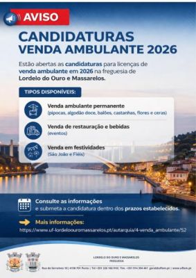 Venda ambulante 2026