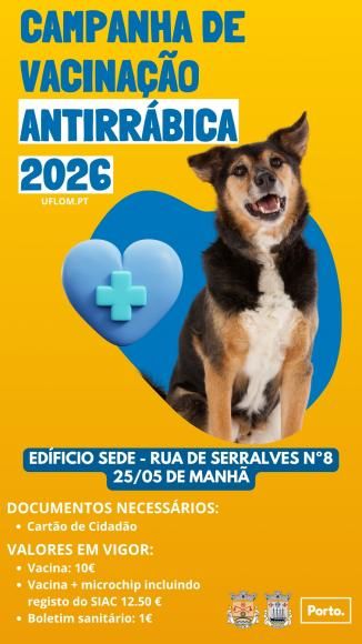 Campanha de Vacina&ccedil;&atilde;o Antirr&aacute;bica 2026