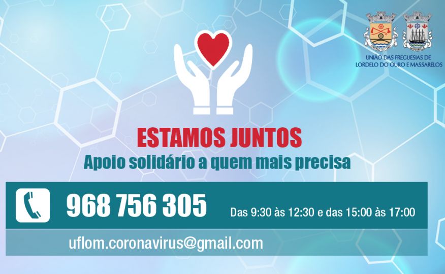 Estamos juntos! Apoio solidário a quem mais precisa