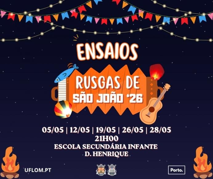 Ensaios Rusga de S&atilde;o Jo&atilde;o 2026