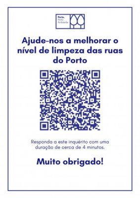 Inqu&eacute;rito limpeza das ruas do Porto 