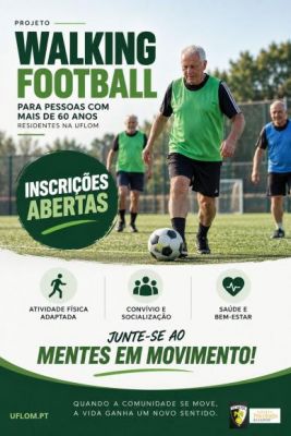 Projeto Walking Football - mentes saud&aacute;veis
