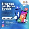 Siga-nos nas redes sociais 
