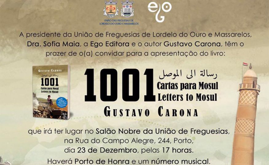 Apresentação do livro: 1001 Cartas para Mosul