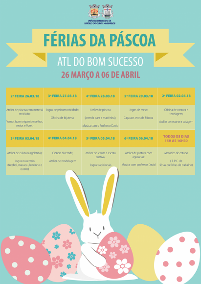 Atividades do ATL do Bom Sucesso para as Férias Escolares